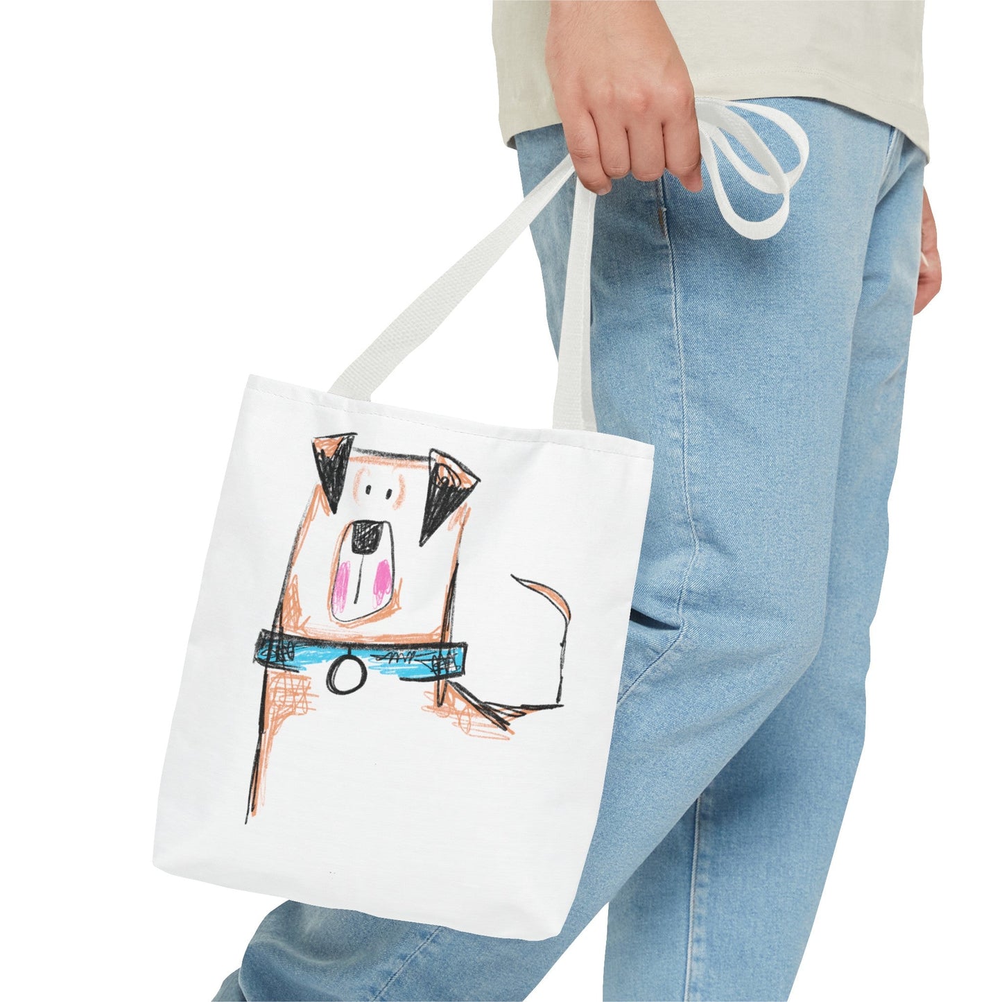 Blue collar dog Tote Bag - The muggin shop