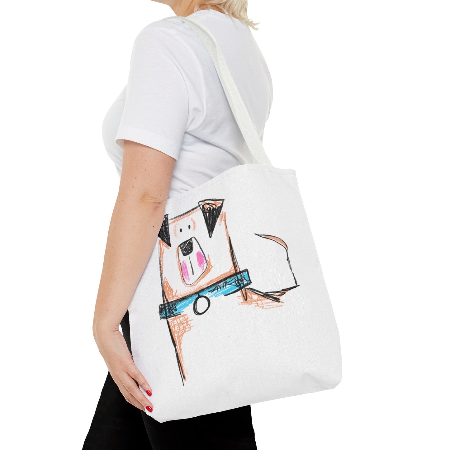 Blue collar dog Tote Bag - The muggin shop