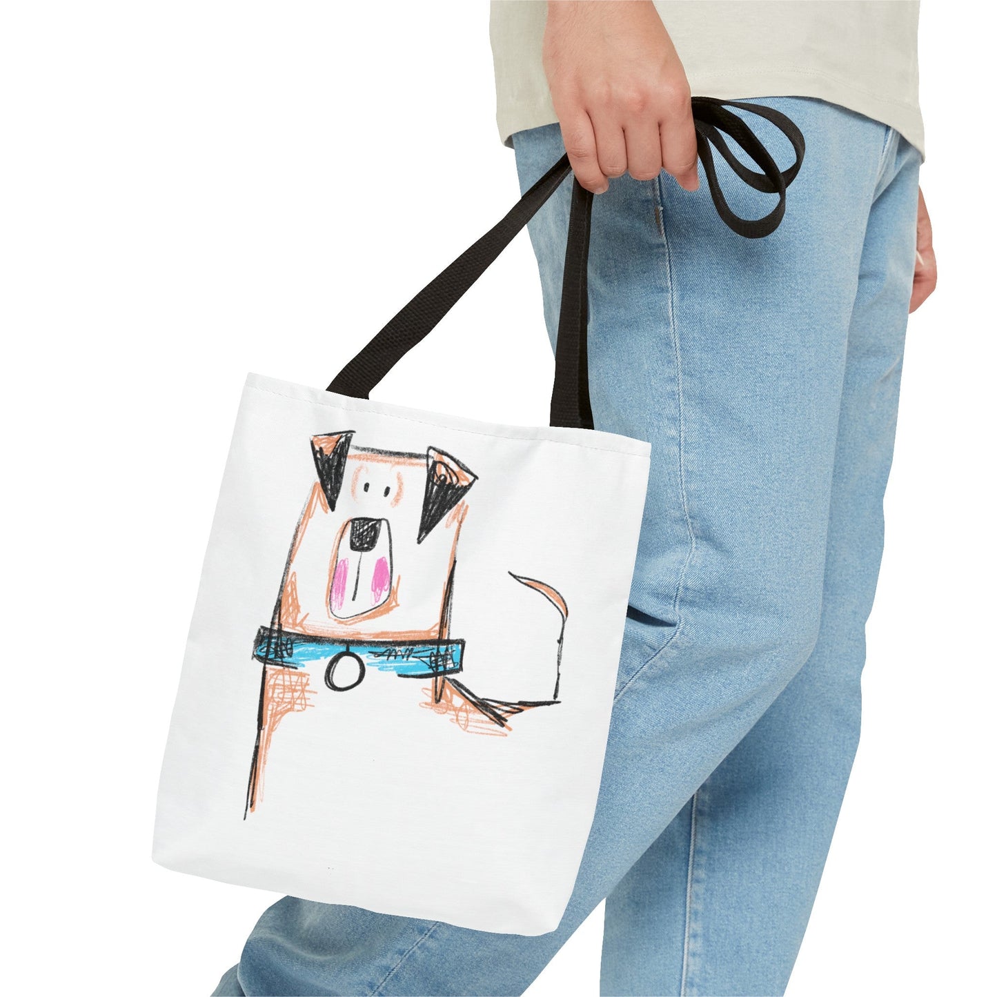 Blue collar dog Tote Bag - The muggin shop