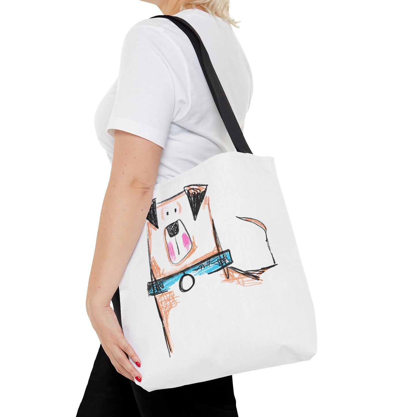 Blue collar dog Tote Bag - The muggin shop