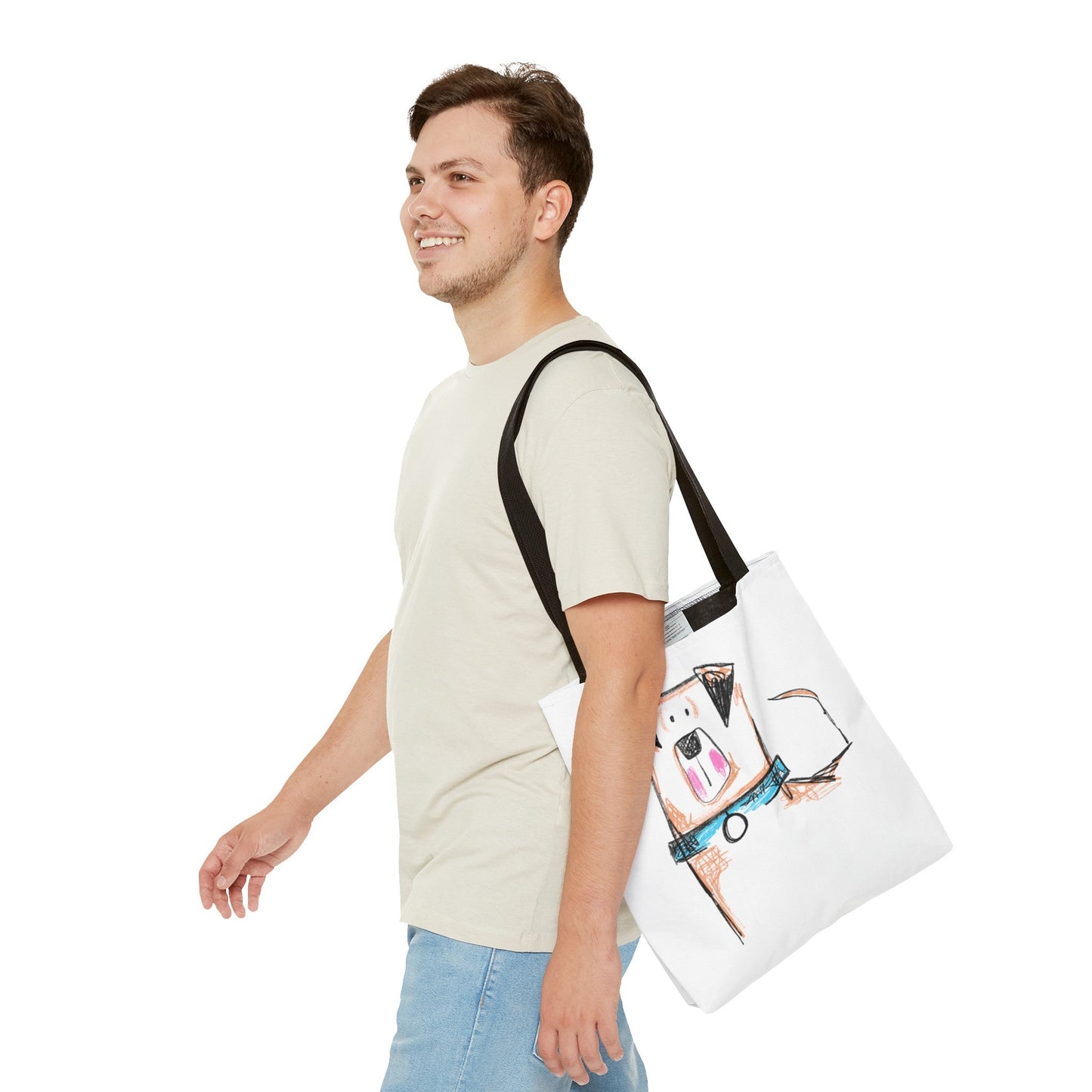 Blue collar dog Tote Bag - The muggin shop