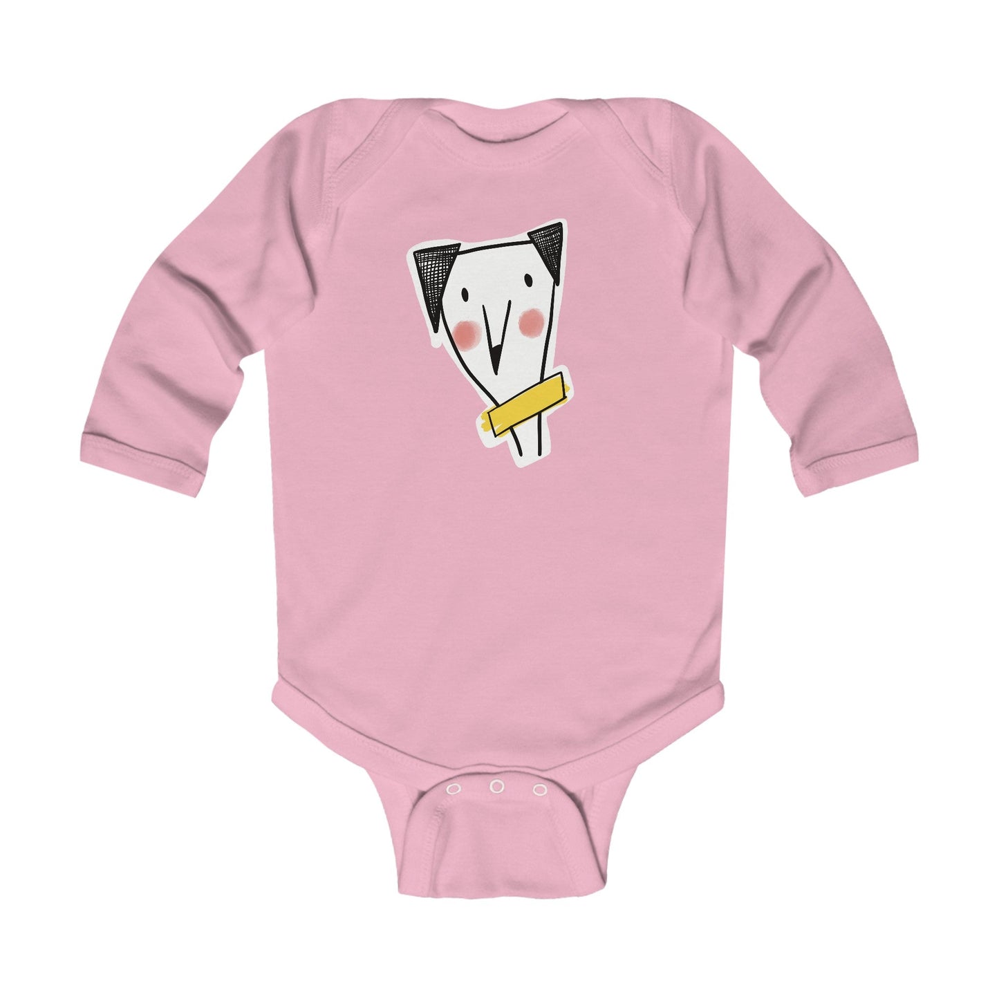 Infant Long Sleeve Bodysuit cheeky dog - The muggin shop