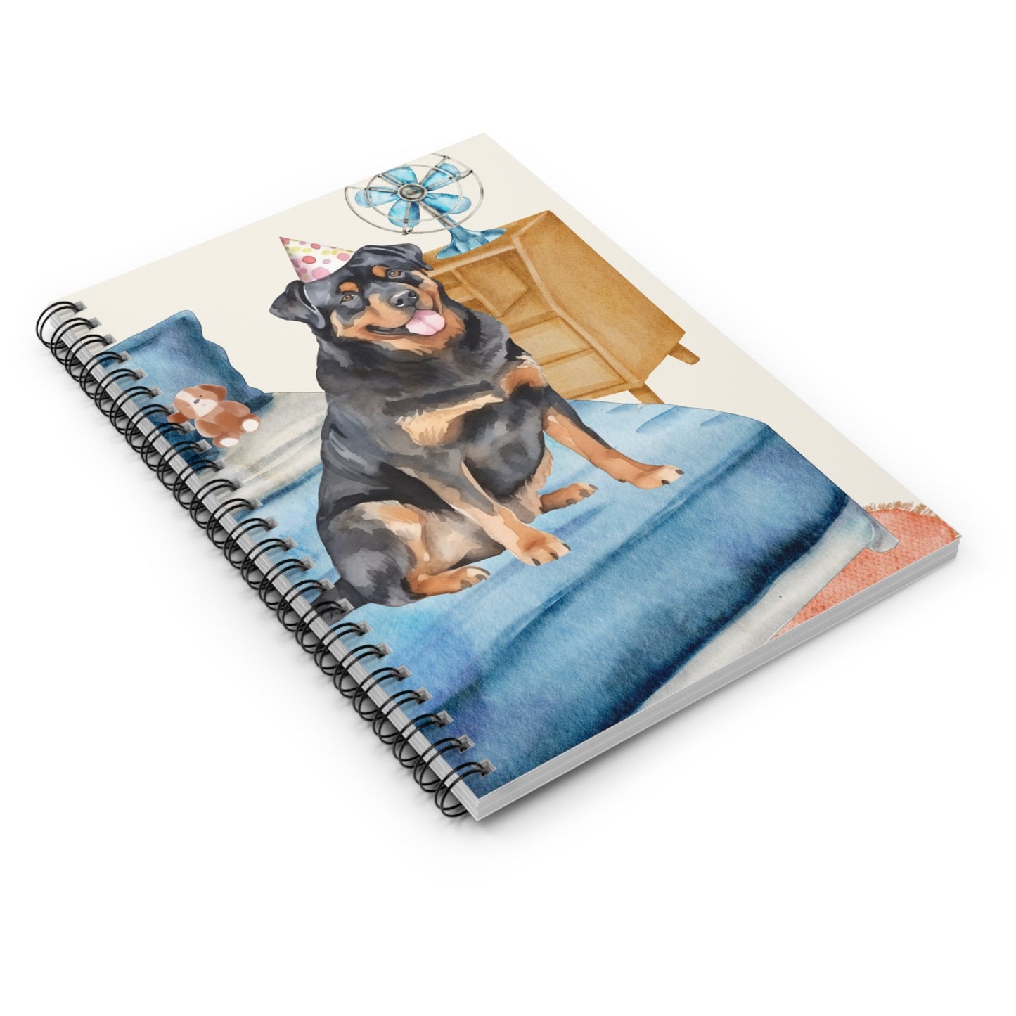 Rottweiler dog party notebook - The muggin shop