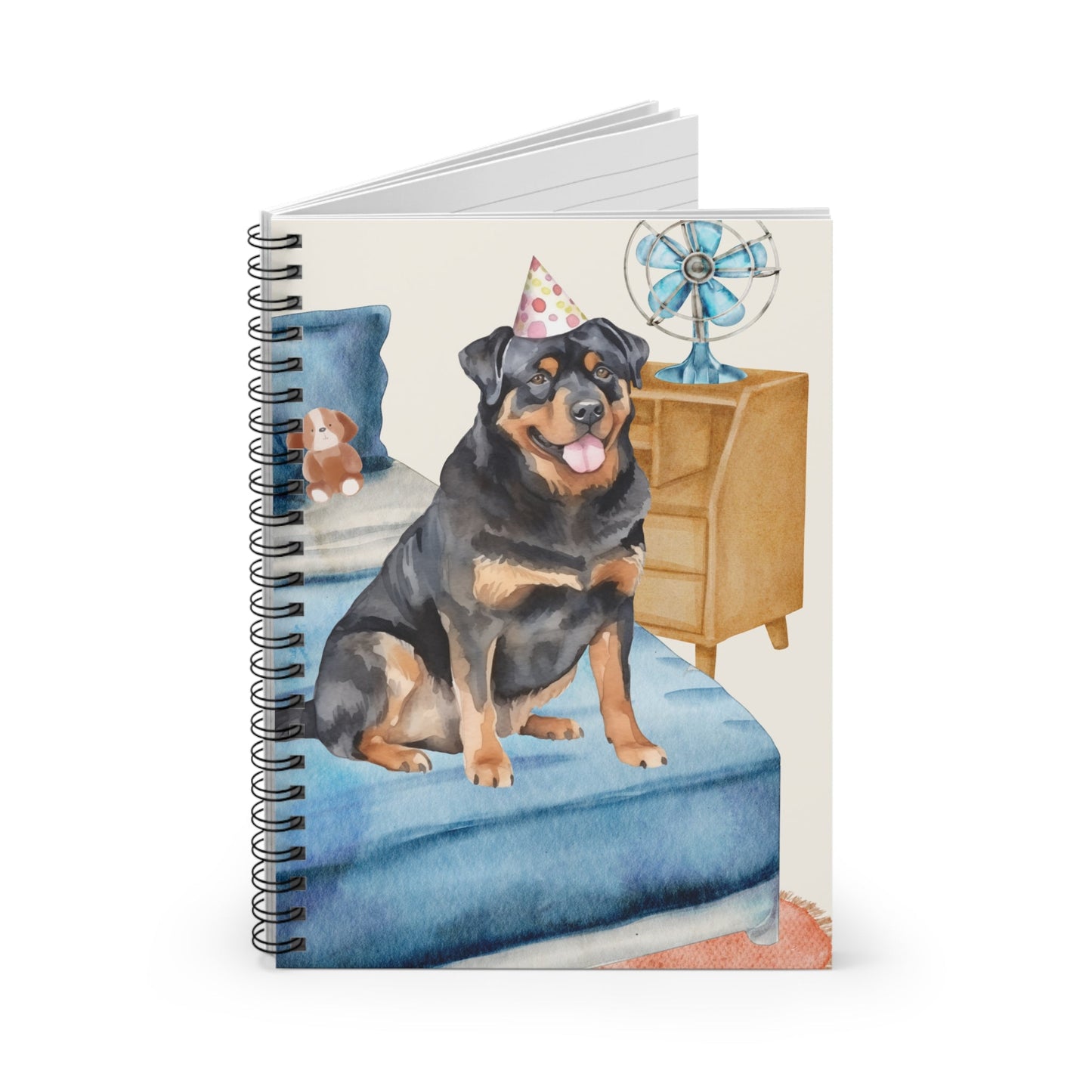 Rottweiler dog party notebook - The muggin shop