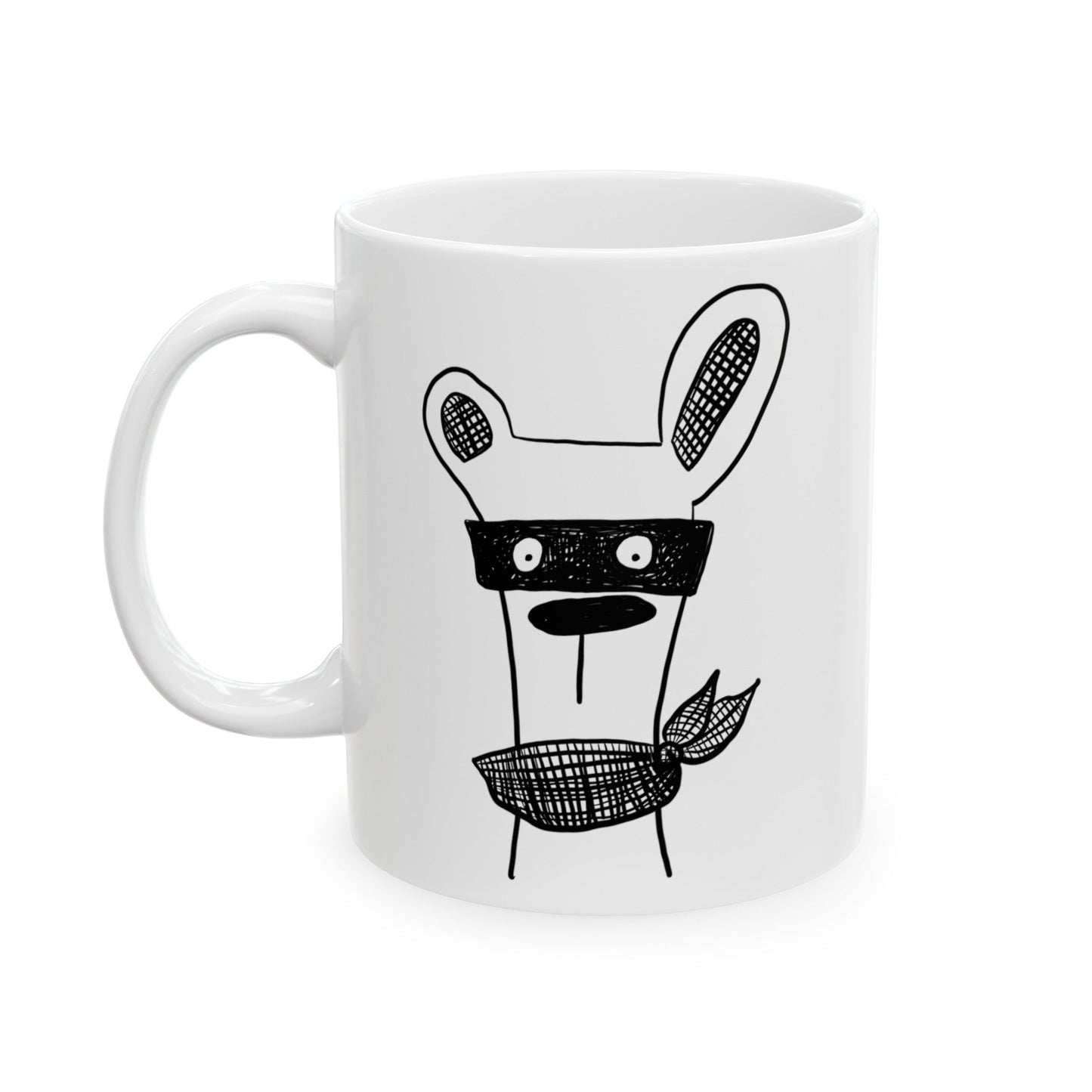 super hero masked bandit mug - The muggin shop
