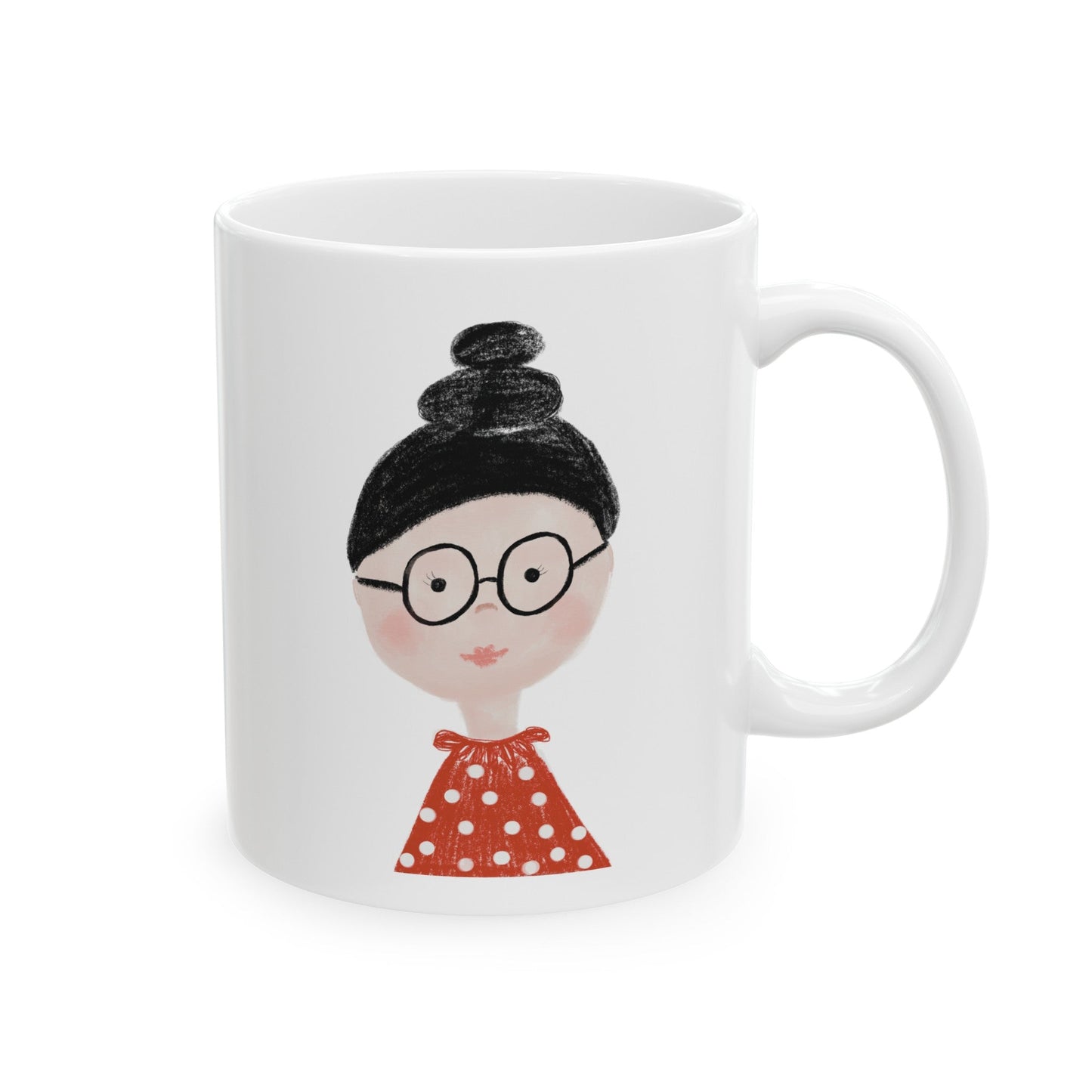 Teacher bun hair do power mug - The muggin shop