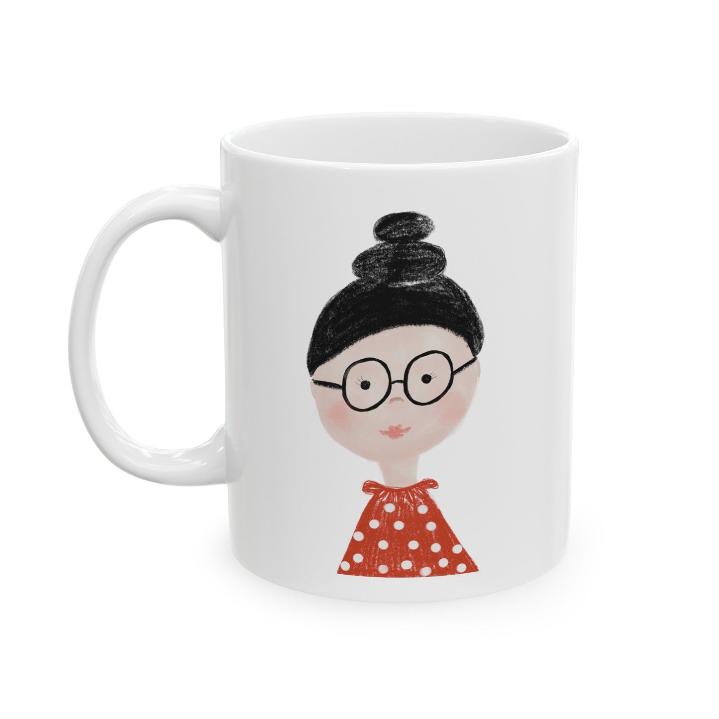 Teacher bun hair do power mug - The muggin shop