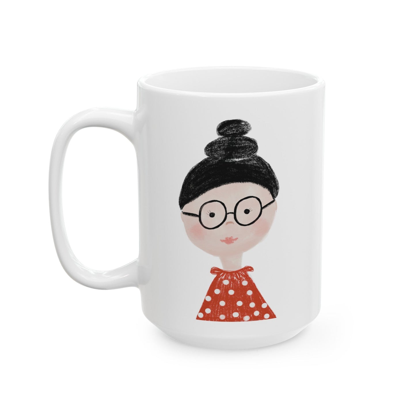 Teacher bun hair do power mug - The muggin shop
