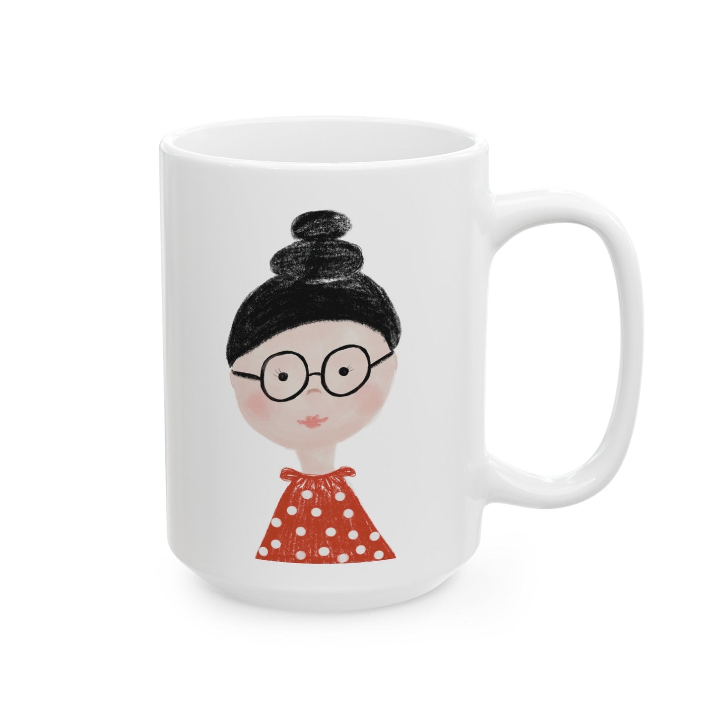 Teacher bun hair do power mug - The muggin shop