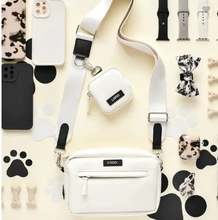 PREsale Crossbody camera bag with doggy bag and treat pouch - The muggin shop