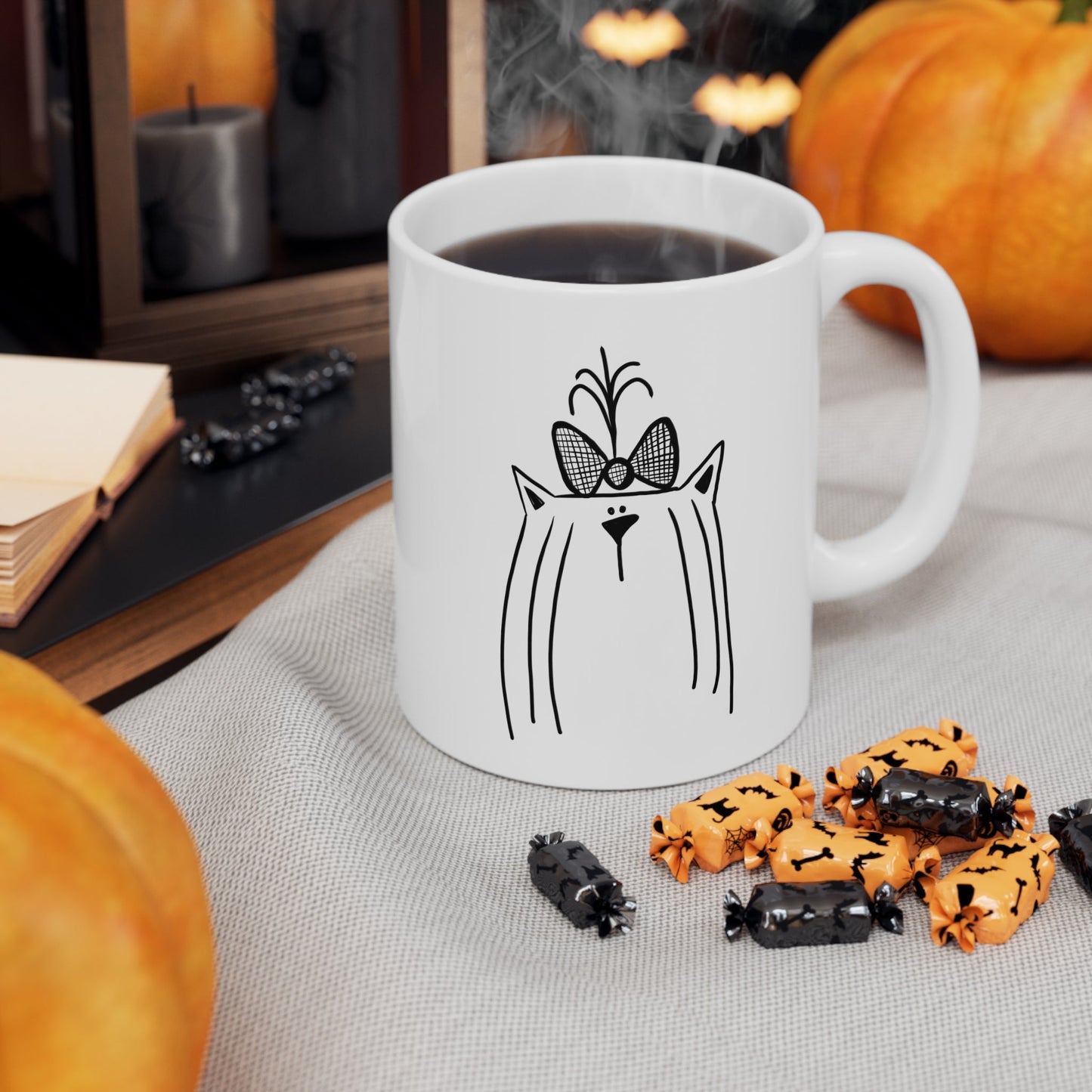 toy long haired lovely dog mug - The muggin shop
