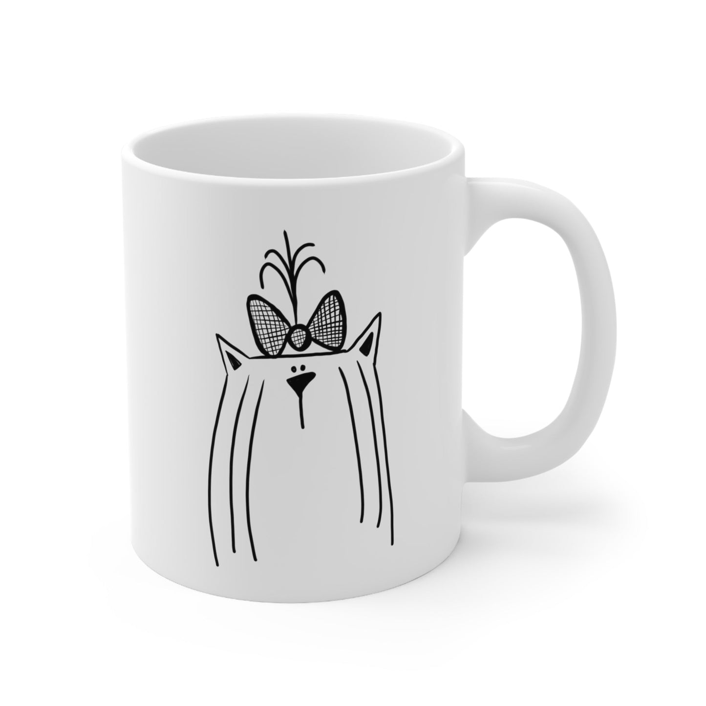 toy long haired lovely dog mug - The muggin shop