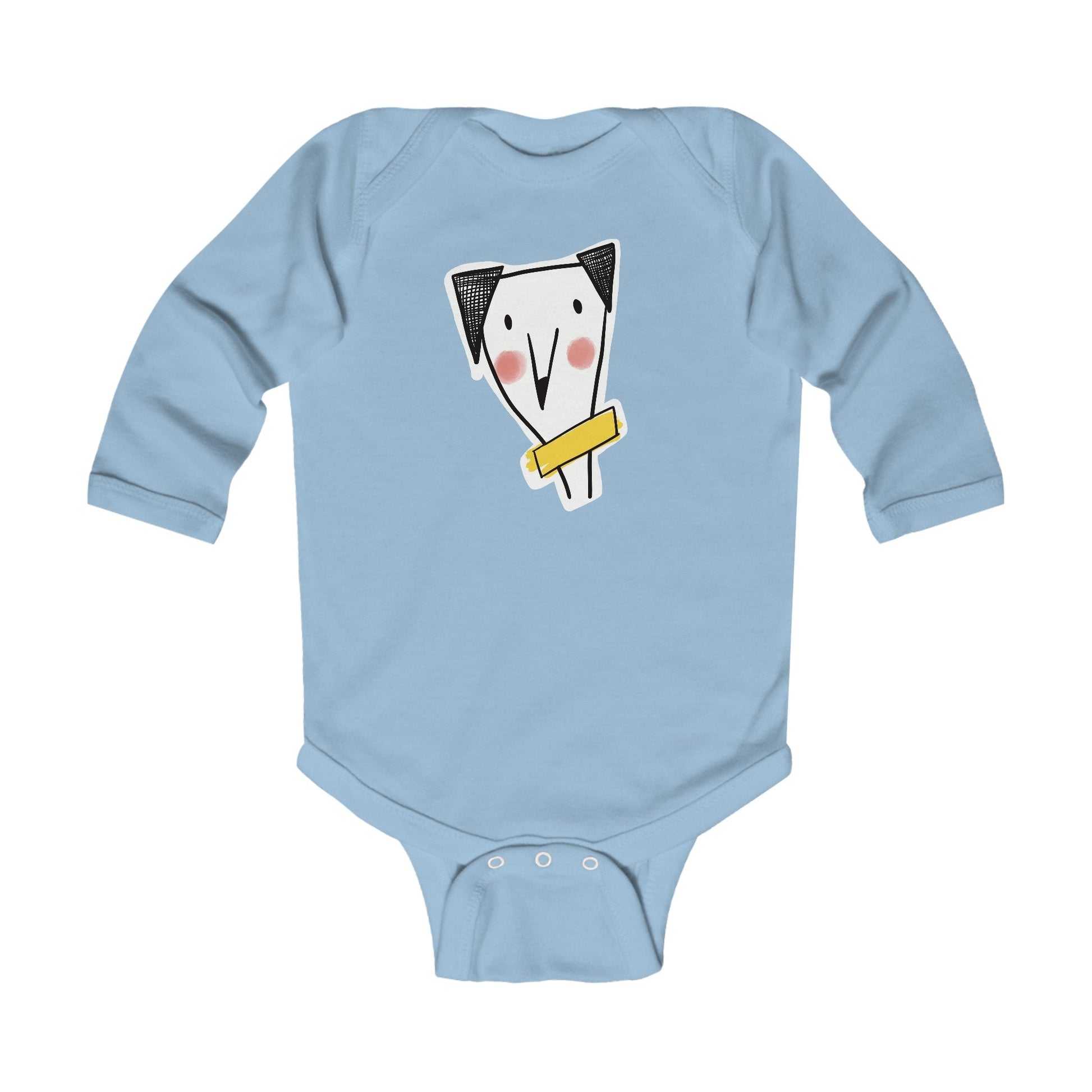 Infant Long Sleeve Bodysuit cheeky dog - The muggin shop