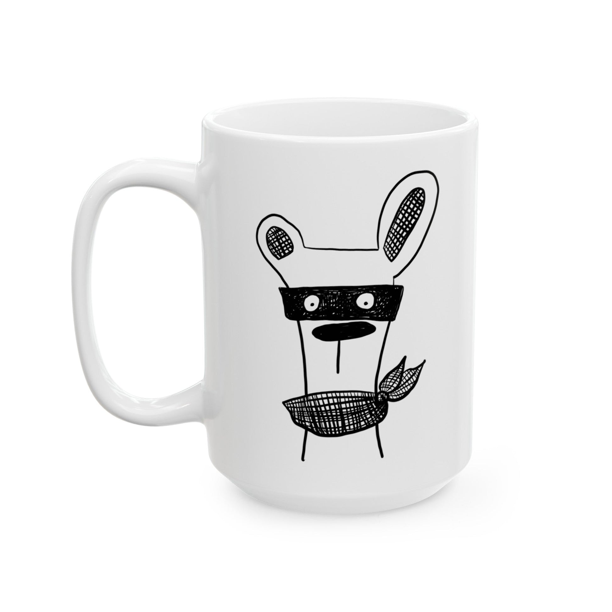 super hero masked bandit mug - The muggin shop