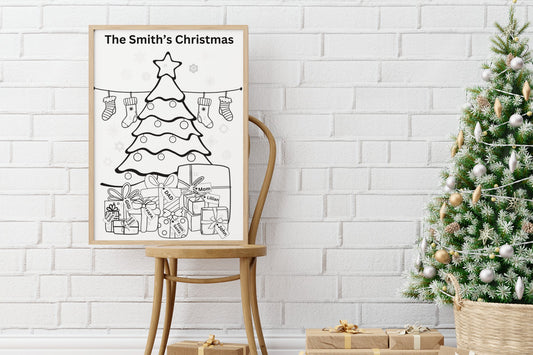 Advent Calendar coloring poster kit - The muggin shop