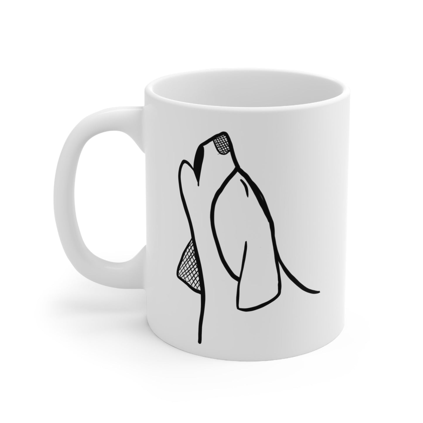 baying singing dog mug - The muggin shop