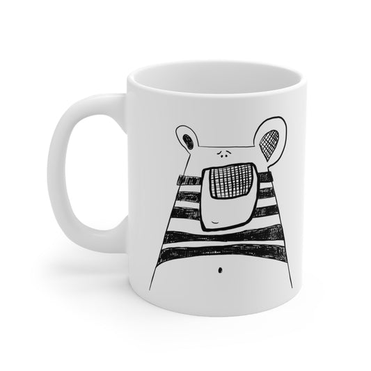 Bear belly button mug - The muggin shop
