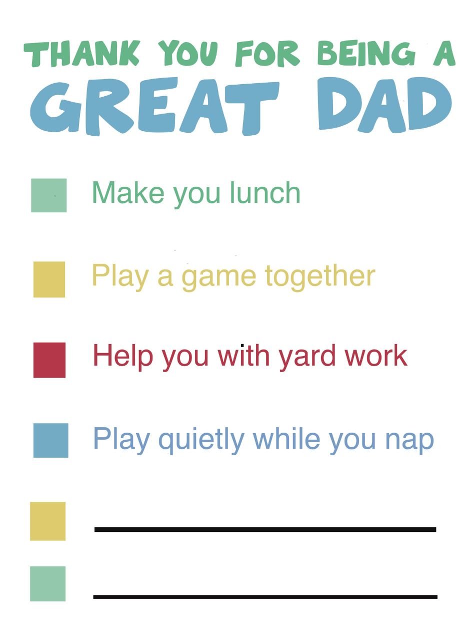 Best Father's Day Card digital print - The muggin shop