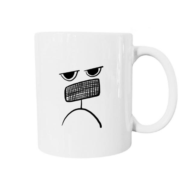 Grumpy before coffee face mug - The muggin shop