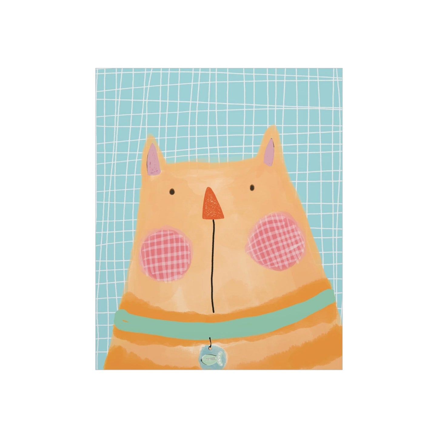 Orange Tabby Posters - The muggin shop