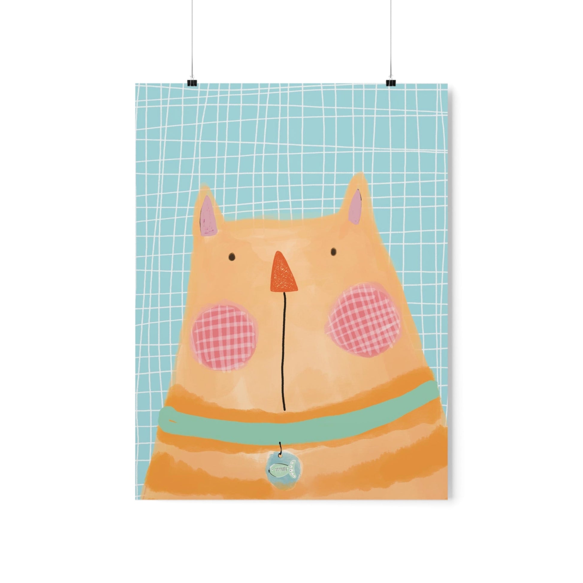 Orange Tabby Posters - The muggin shop