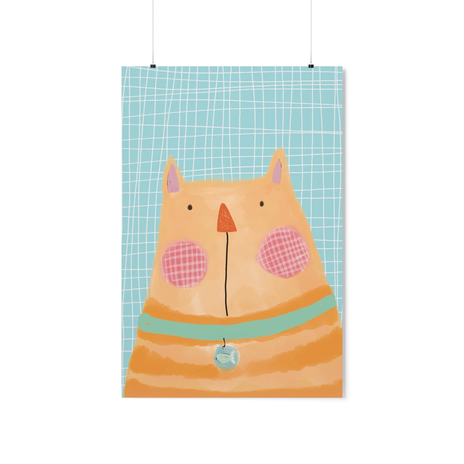 Orange Tabby Posters - The muggin shop