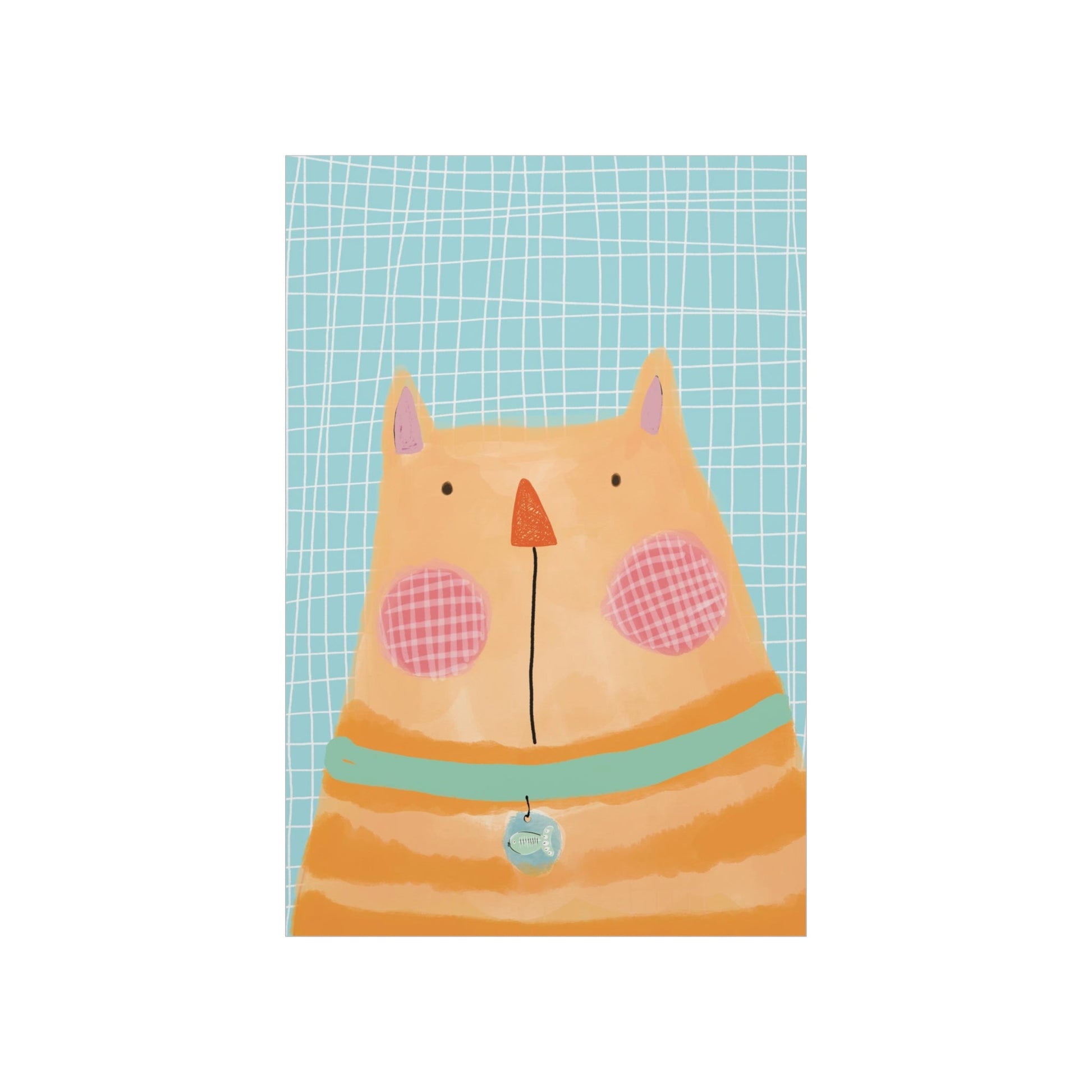 Orange Tabby Posters - The muggin shop