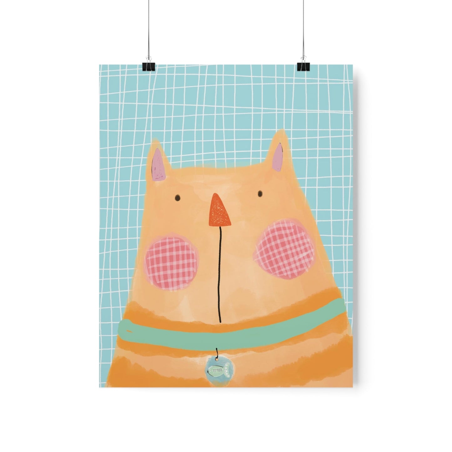 Orange Tabby Posters - The muggin shop