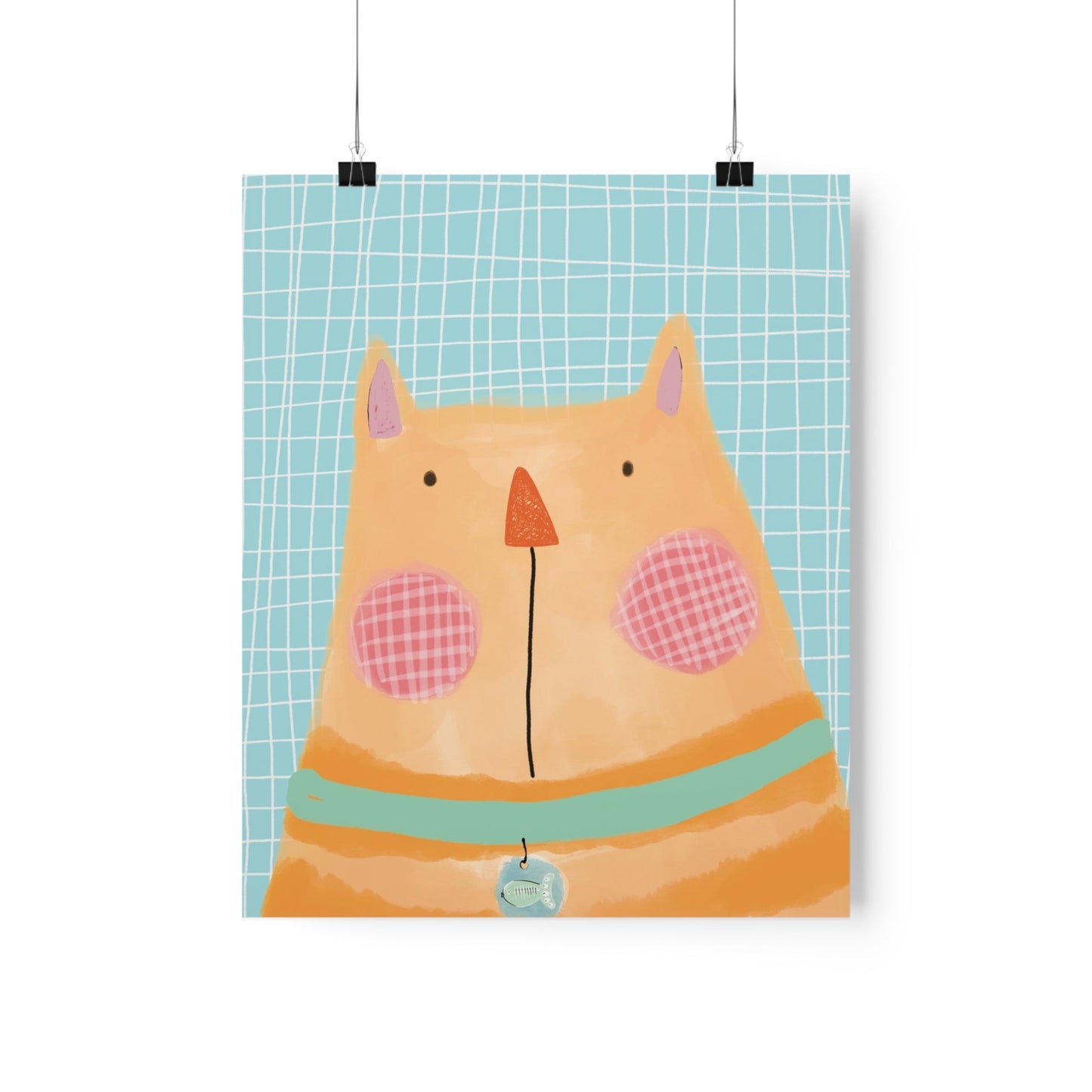 Orange Tabby Posters - The muggin shop